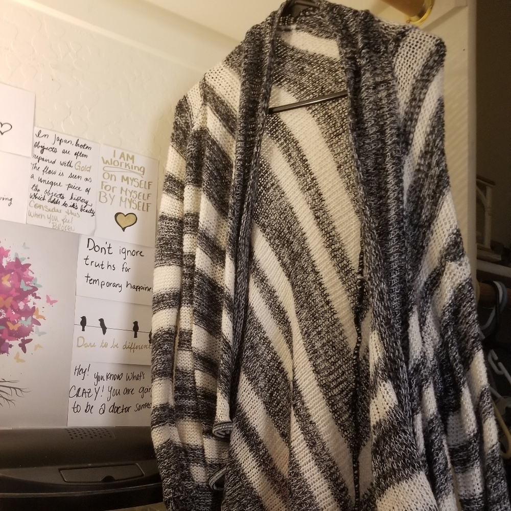 Black and White Cardigan